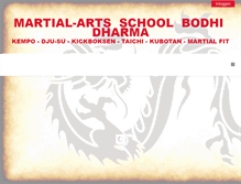 Tablet Screenshot of bodhidharma.nl